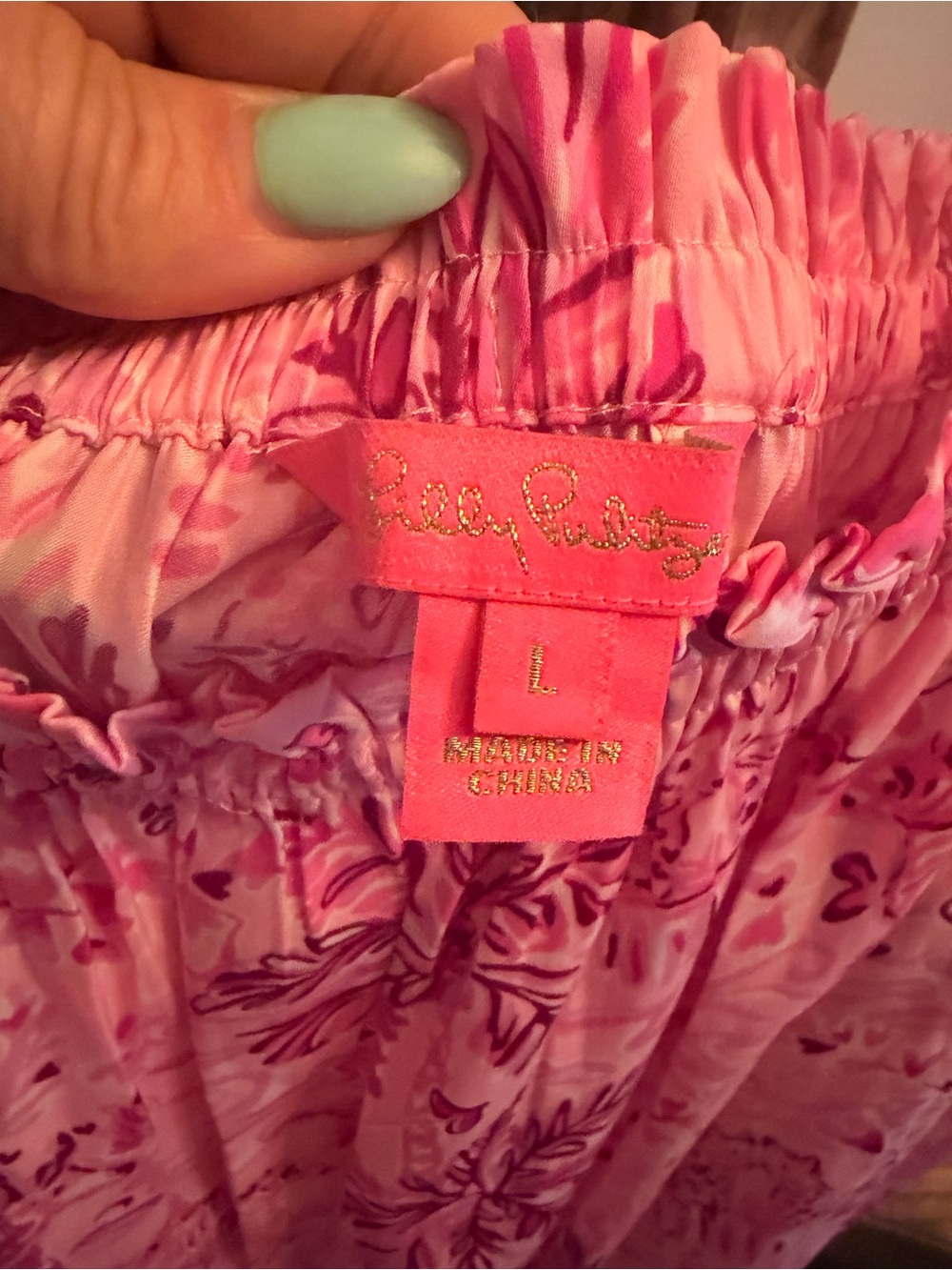Lilly Pulitzer off shoulder top - Picture 6 of 6